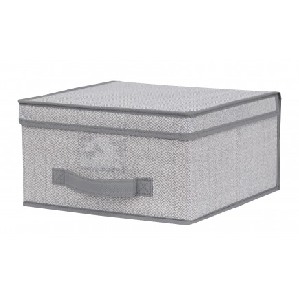 Caja almacenadora gris